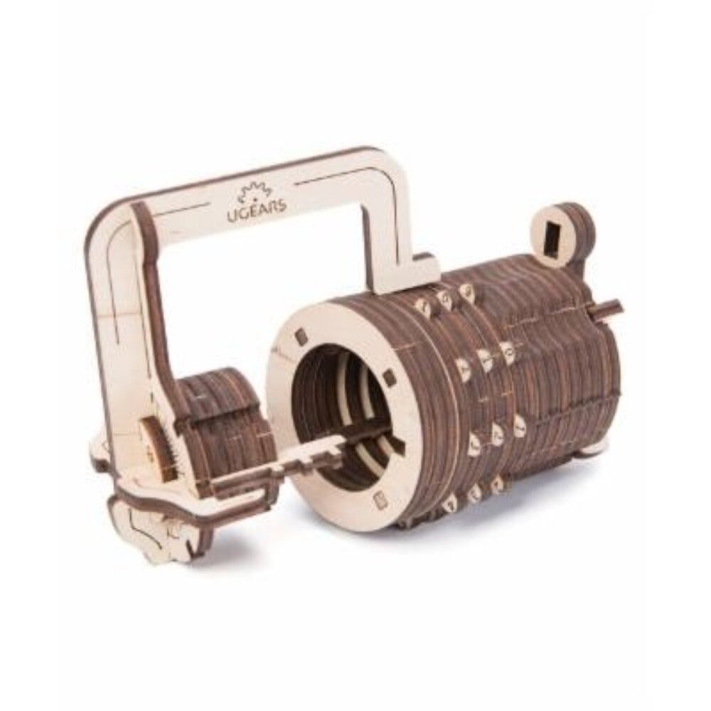Ugears 3D Wooden Combination Lock Model Kit